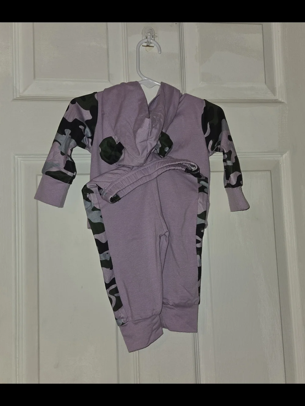 Lilac 'Mama's Bestie' Hoodie & Pant Set for Kids SZ 68/ 4-6M